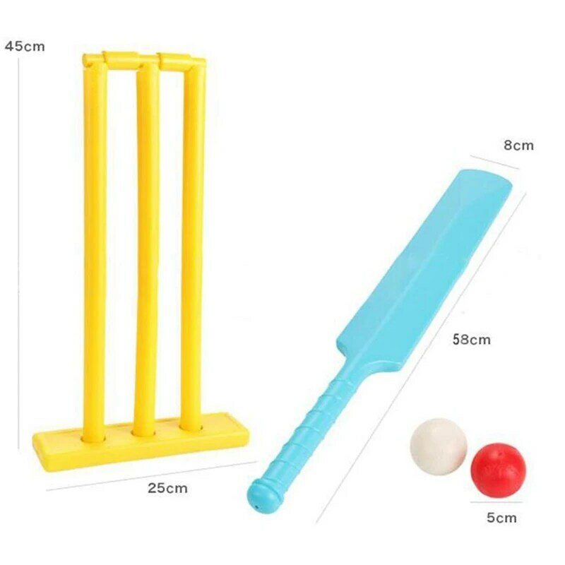 Детский набор для крикета для родителей и детей, интерактивная игра для крикета для дома и улицы, детская спортивная игра, интересные игрушки для детей