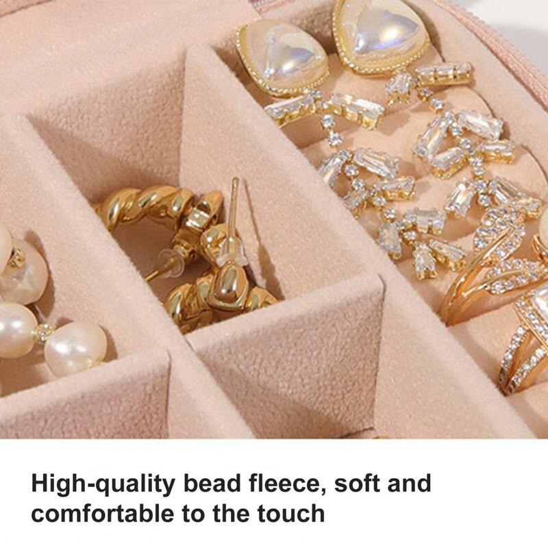 Mini portagioie portagioie espositore portagioie da viaggio anelli in ecopelle orecchini collana bracciali confezione regalo gioielli