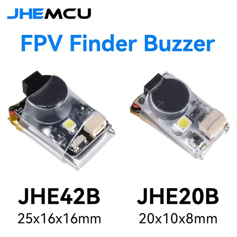 Jhemcu Jhe42b/Jhe20b Finder Mini 5V Super Luid Anti-Verloren Zoemer Tracker 110db W/Led Zoemer Pieper Alarm Voor Rc Fpv Drone