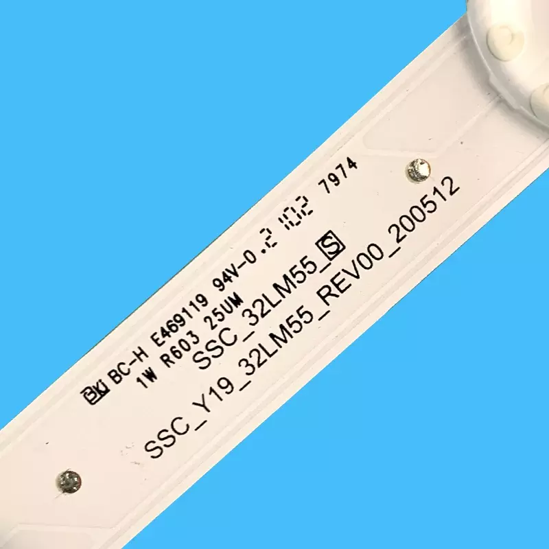 Strip lampu latar LED untuk 32LJ510U HC320DXN-AKSL1-A14X SSC 32LJ61 HD 8LED S 32LM63