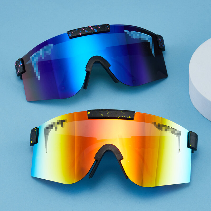 Новые детские ветрозащитные велосипедные очки, детские очки UV400 для мальчиков и девочек, детские спортивные солнцезащитные очки для улицы, оптовая продажа 1143 очков