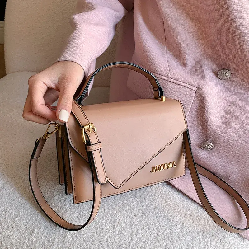 Дамская сумочка в стиле ретро, новая трендовая модная повседневная сумка через плечо на одно плечо, маленькая квадратная сумка, женская сумка неправильного дизайна, 2023
