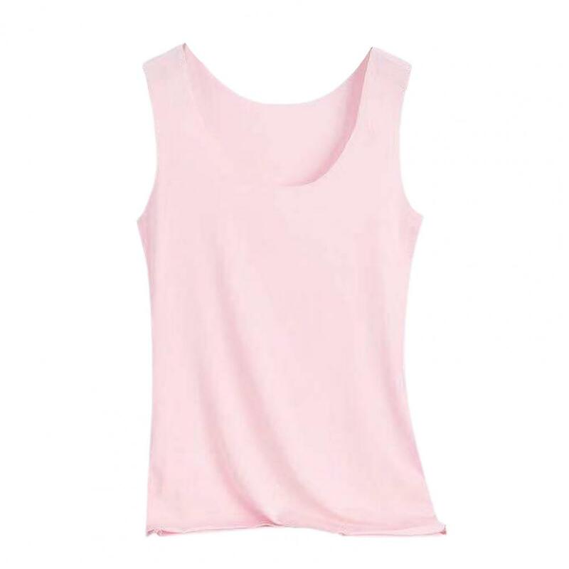 Women Vest Seamless Stretchy Summer Slim fitting Off Shoulder T shirt Tank Tops Camisole Ice Silk Vest Slim Soft Undershirt