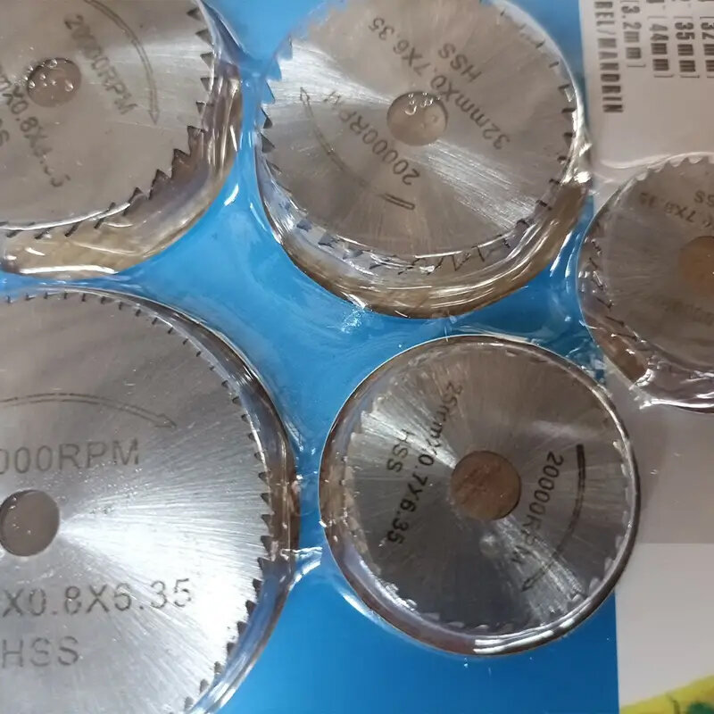 1 комплект лезвий для мини циркулярной пилы, режущие диски из быстрорежущей стали, аксессуары для роторного сверлильного инструмента для дерева, пластика и алюминия