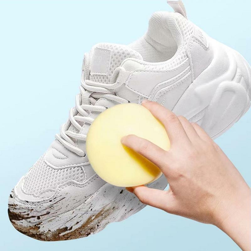 200g White Shoes Cleaning Cream Shoe Cleaner Agent Cleaning Cream Phytoactive Factor Effectively Dissolves Dirt Diaphragm Design