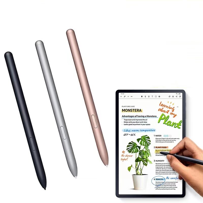 Pena Stylus Tablet Samsung, untuk Tablet Samsung, Stylus S, pena S8 + S8 Ultra S7 FE S7 + S6 Lite, pena elektromagnetik