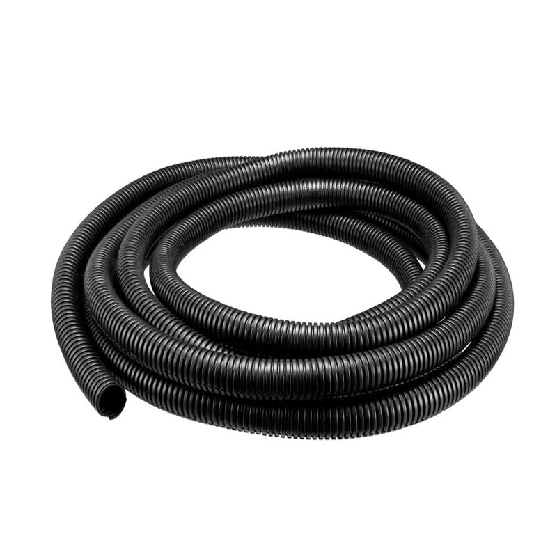 1/3/6M Corrugated Pipe7mm-28mm Car Cable Heat Resistant Insulation Tube Harness Motor Electrical Wire Protection Accessories