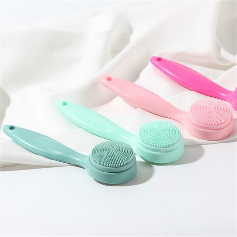 1~10PCS Silicone Brush Comfortable Grip Deep Cleaning Remove Dead Skin Cells Promote Blood Circulation Soft Fur Bath Back Brush
