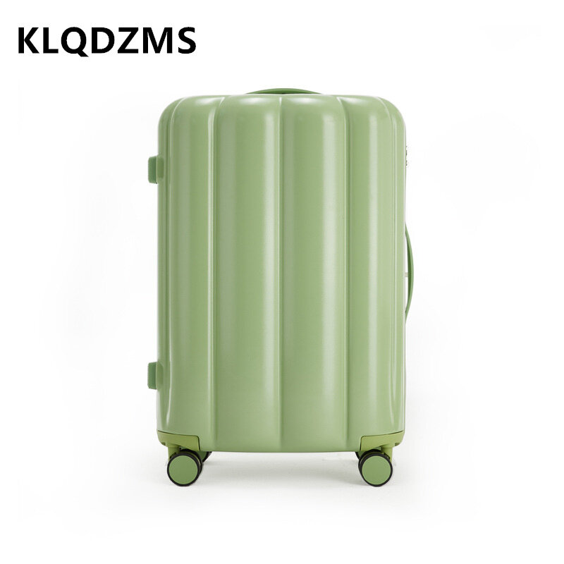 Klqdzms 20 "24" 26 Zoll hochwertiger Koffer Großraum-Trolley-Koffer Silent Boarding Box Damen mit Rädern Roll gepäck