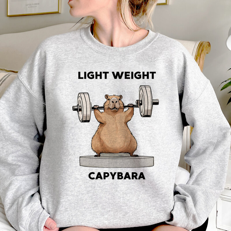 Capybara hoodie wanita harajuku Jepang menarik wanita 90s Pullover