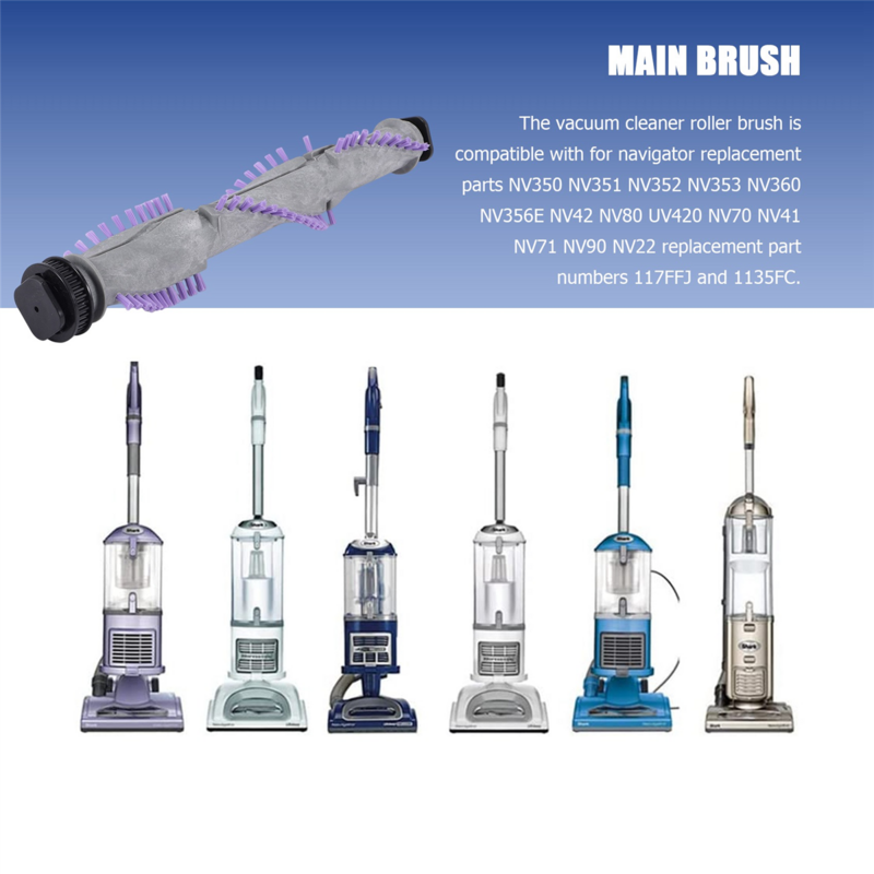 Vacuum Cleaner Brush Roller para Shark Navigator, Nv350, Nv355, Nv352, Nv353, Nv360, Nv356E, NV42, Nv80, Uv420, peças de reposição