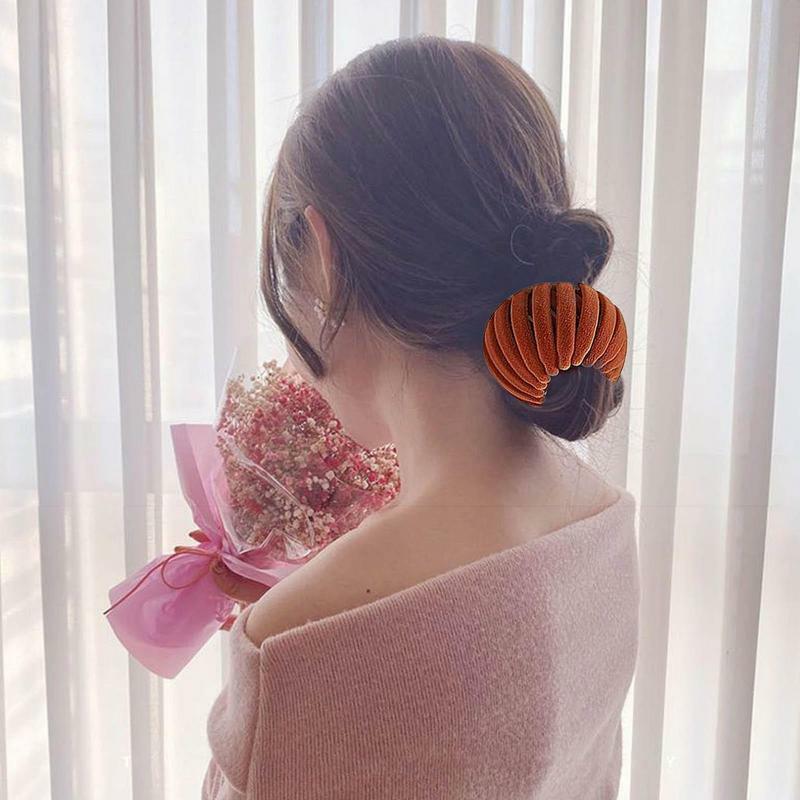 Bird's Nest Hairpin Expandable Hair Claw Clamps Bun Makers Hair Bun Maker Vintage Ponytail Holder Hairpin Buckles For Long Short