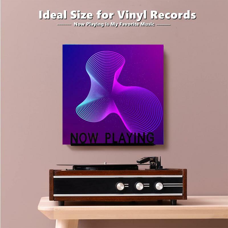 Record Holder Wall Mount Acrylic Record Display Shelf Now Playing Smooth Record Shelves Clear Wall Shelves For Wall Decor