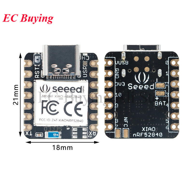 Seeeduino Tiểu Bluetooth-Tương Thích BLE 5.0 NRF52840 Cảm Giác Phát Triển Mô-đun Cho Arduino Nano/Uno Cánh Tay Vi Điều Khiển