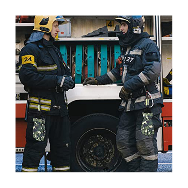 Clipes luva para bombeiro, cinta luva, suporte de segurança, resgate policial, trabalho, 4 pcs