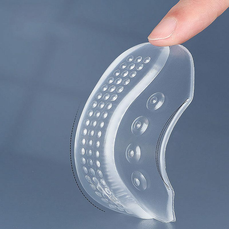 Silicone Heel Protectors Qualidade Womens Shoes Heel Cushion Pé Care Products Non Slip Shoe Pads for High Heels Shoe Insert