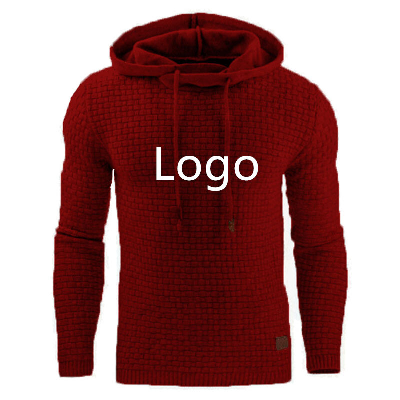 Hoodie kustom tim musim semi musim gugur sweatshirt pria logo kustom cetak kualitas tinggi hoodie Hip-hop Harajuku desain kotak-kotak