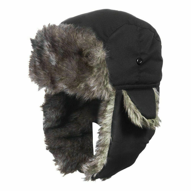 남녀공용 따뜻한 트래퍼 에비에이터 트루퍼 귀마개, 겨울 플랩 스키 모자, 러시아 스키 모자, 인조 모피 모자, 2022