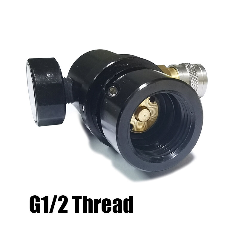 Micro regulador com saída do adaptador fêmea US 2202, válvula de ar de alta pressão, macio, MR Gen 2, 20psi a 200psi