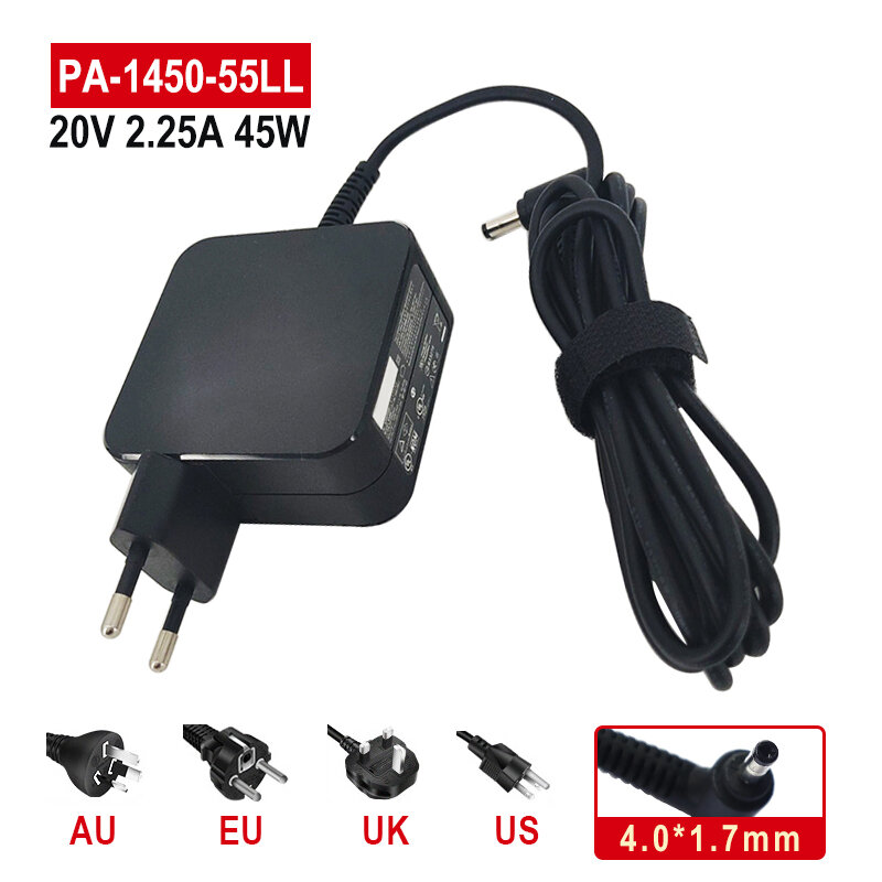 20V 2. 25a 45W 4.0*1.7Mm Laptop Adapter Oplader Voor Lenovo Yoga 310 510 520 710 Miix5 7000 Air 12 13 Ideapad 320 100 110 N22 N42