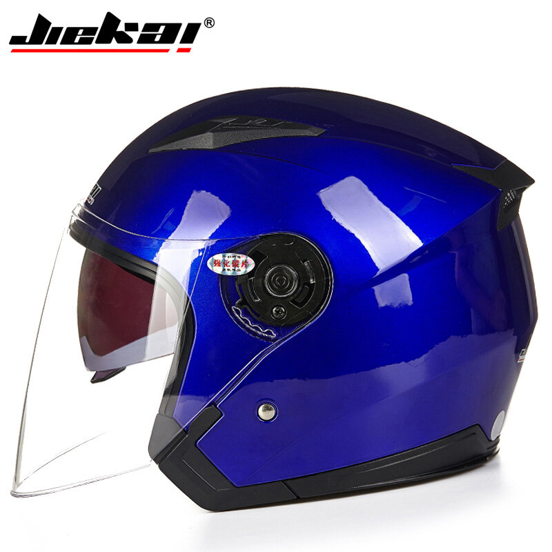 Kask moto rcycle otwarta twarz capacete para moto cicleta cascos para moto wyścigi moto rcycle klasyczne kaski z podwójny obiektyw JK-516