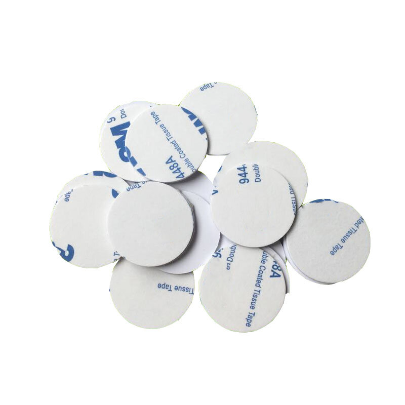 5/10PCS 25mm 125Khz RFID Tags EM4305 T5577 Writable Stickers Proximity Cards Rewritable glue Adhesive Label For RFID Copier