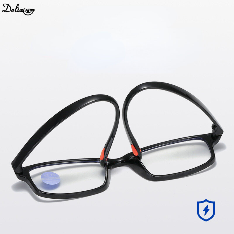 Kacamata baca pria dan wanita, lensa mata Anti sinar biru untuk membaca TR90 olahraga bingkai modis anti-radiasi