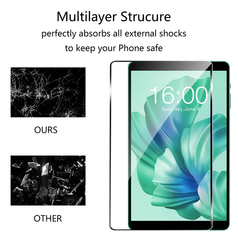 Screen Protector for Teclast P85T 8 Inch Bubble-Free 9H Hardness Scratch Resistant Tempered Glass Film for Teclast P85T 8" 2023