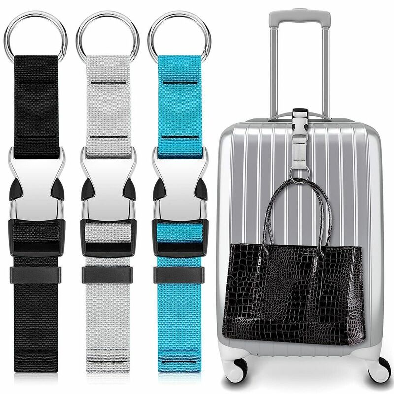 Correas de nailon ajustables para equipaje, hebilla colgante para maleta, viaje, novedad