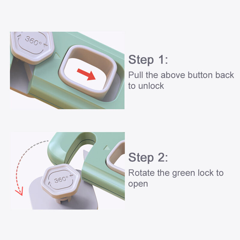 어린이 안전 플라스틱 캐비닛 잠금 장치, 아기 보호, 냉장고 안전 서랍 래치