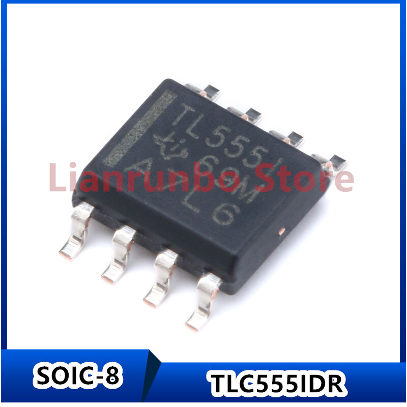 Temporizador/oscilador de SOIC-8 TLC555IDR, nuevo chip original, canal único, 10 Uds./lote
