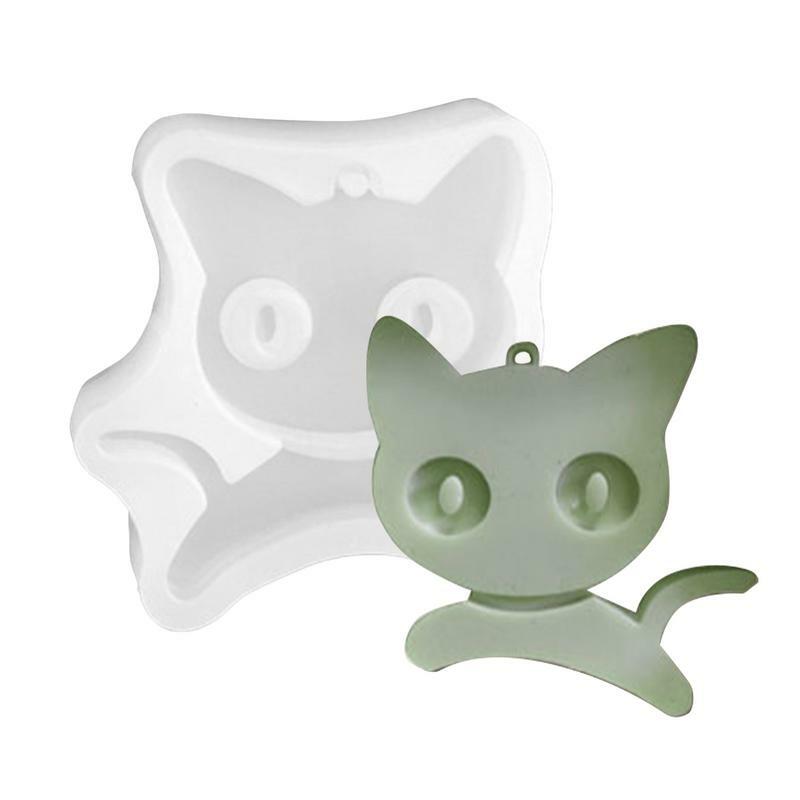 Cat Moon Silicone Mold Silicone Molds for Resin Crafts Cat DIY Handmade Craft Making Accessories for Clay Dripping Ornaments