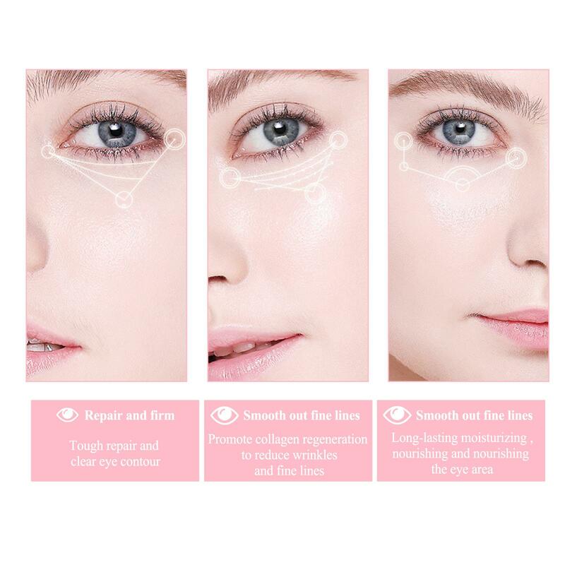 Retinol Eye Cream para levantamento de rosto, bálsamo hidratante, anti-rugas, anti-inchaço, remover círculos escuros, olho sacos cuidados, cuidados, 2pcs