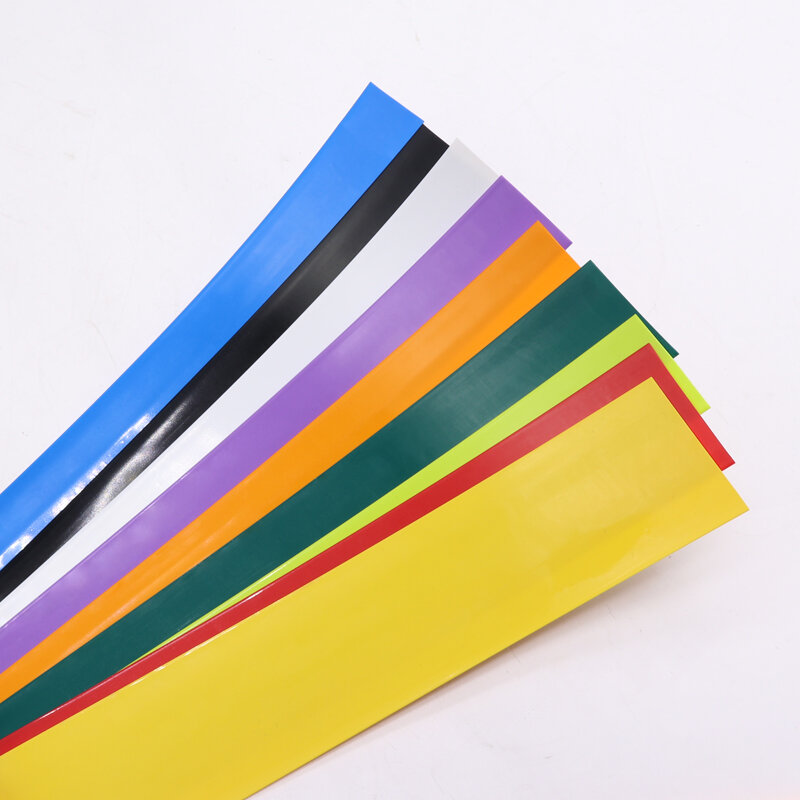 18650 Lipo Battery Wrap PVC Heat Shrink Tube Precut Width 29.5mm x 72mm Insulated Film Protect Case Pack Sleeving
