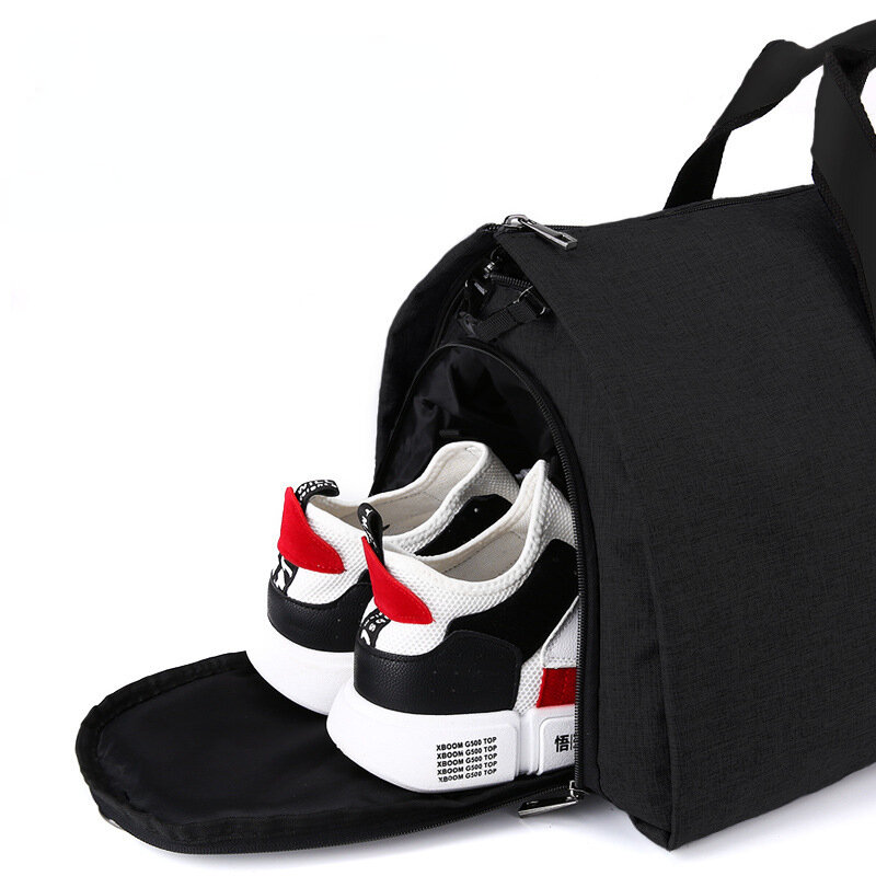 Men's Shoulder Large Capacity Waterproof Oxford Business Luggage Soft Casual Handbag Crossbody Gym Travel Suit Storage Bag