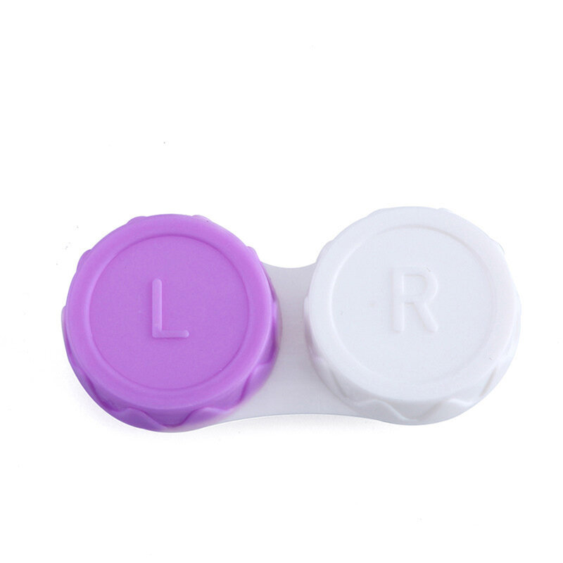 1 pçs caixa de lentes de contato portátil recipiente olhos kit accessaries viagem para os olhos contatos kit de viagem titular lente recipiente