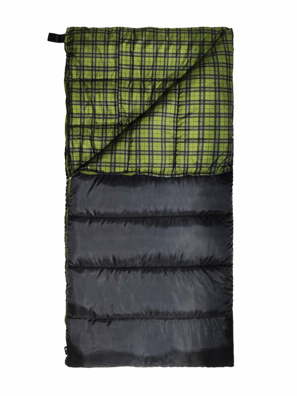 حقيبة نوم مستطيلة كبيرة الحجم من Ozark ، 30 درجة ، طقس بارد ، رمادي ، 40 بوصة × 80 بوصة