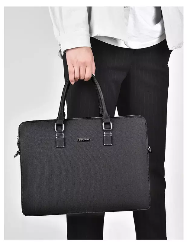 Tas bahu eksekutif untuk pria, tas bahu bisnis, portofolio, desainer, tas kulit, tas tangan kantor, tas selempang Laptop