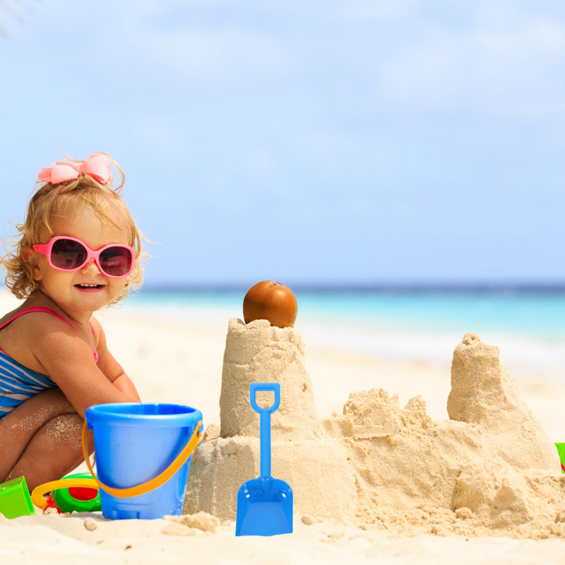Sand Beach Toys Set da scavo in plastica per bambini Spade Sandbox Scoop Outdoor Summer Play Dig Bucket pale da neve giocattoli (colore casuale)