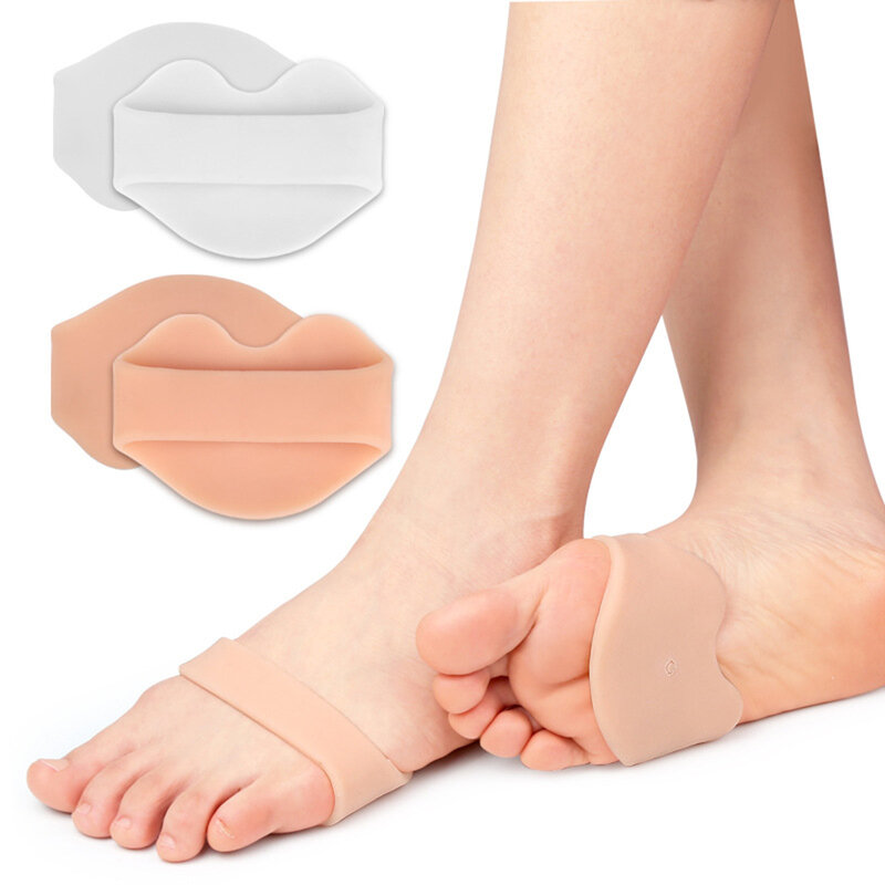 2pcs Foot Pads Forefoot Pads for Women High Heels Half Insoles Calluses Corns Foot Pain Care Absorbs Shock Socks Toe Pad Inserts