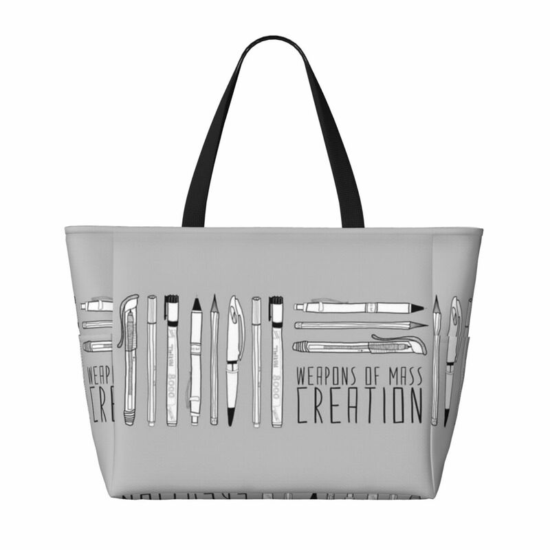 Пляжная дорожная сумка «оружие массового строительства», сумка-тоут в стиле ретро для ежедневных покупок, подарок на день рождения, с узором в разных стилях