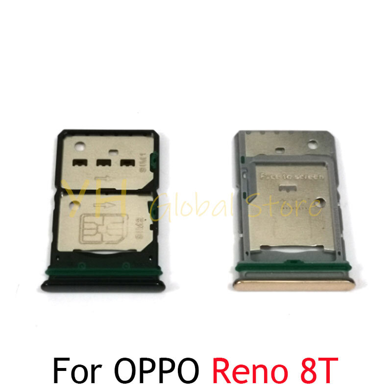 Soporte de bandeja para ranura de tarjeta Sim, piezas de reparación para OPPO Reno 8 T Reno8 T 5G