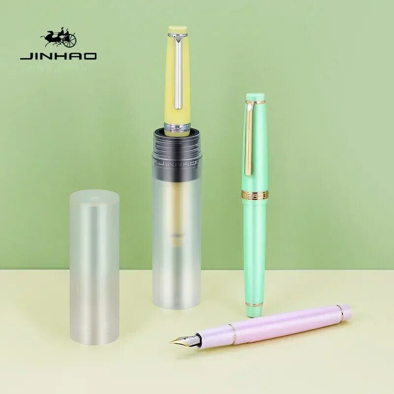 Jinhao 82 penna stilografica nuovo colore penne eleganti di lusso 0.7/0.5/0.38mm pennino Extra Fine scrittura materiale scolastico per ufficio cancelleria