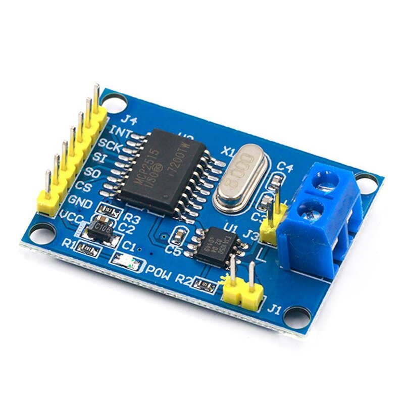 MCP2515 modul Bus PCB modul penerima SPI untuk 51 Arduino DIY Kit rutinitas Program mikrokontroler