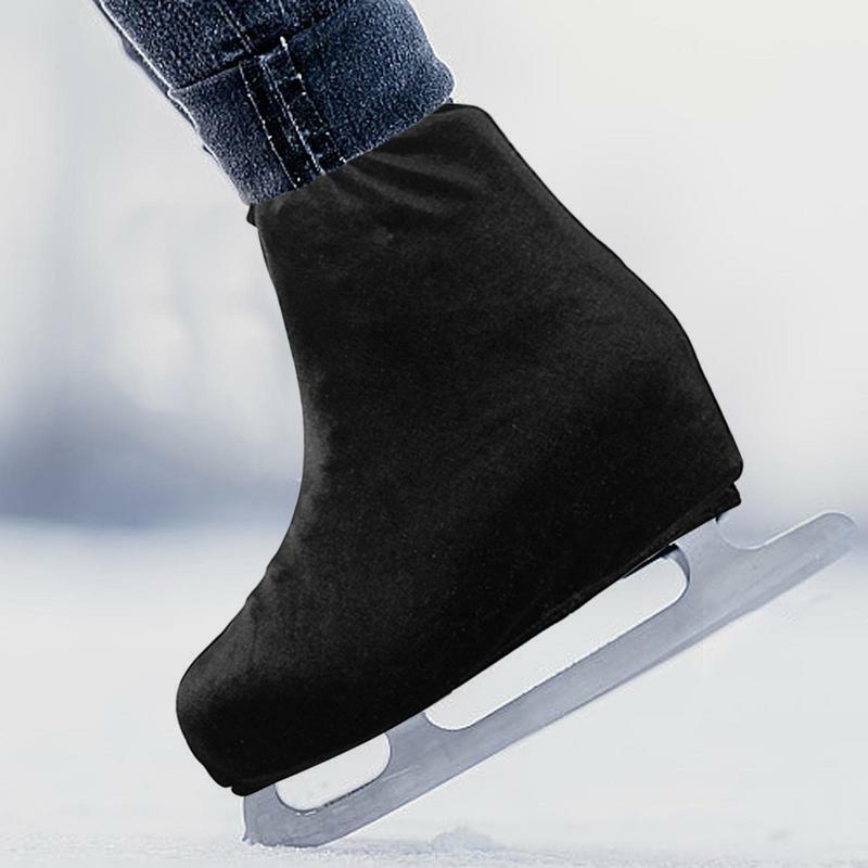 2023 Figure Skate Boot Covers Elasticity Flannel Skate Boot Covers For Roller Skating Ice Boot Protect For Skating Ice Roller