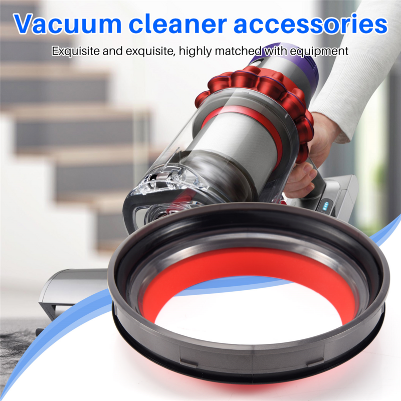 For Dyson V10 Vacuum Cleaner Dust Bin Top Fixed Sealing Ring Replacement Dust Bucket Attachment Cleaner Spare Part