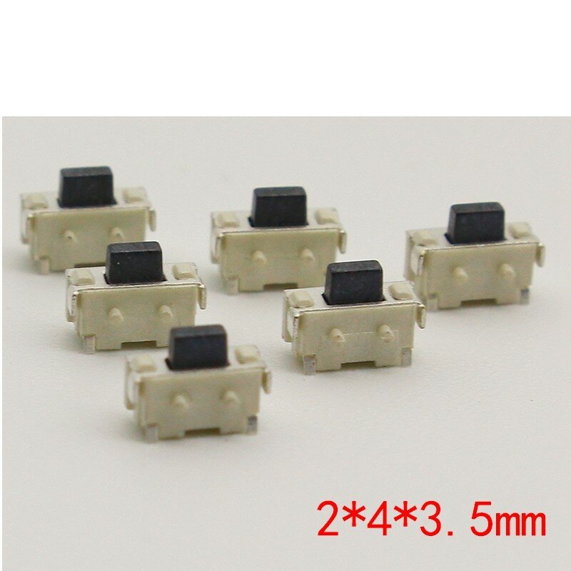 50PCS SMT 2X4X3.5MM Tactile Tact Push Button Micro Switch Momentary