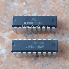 2 pces m50115ap dip-18 circuito integrado ic chip