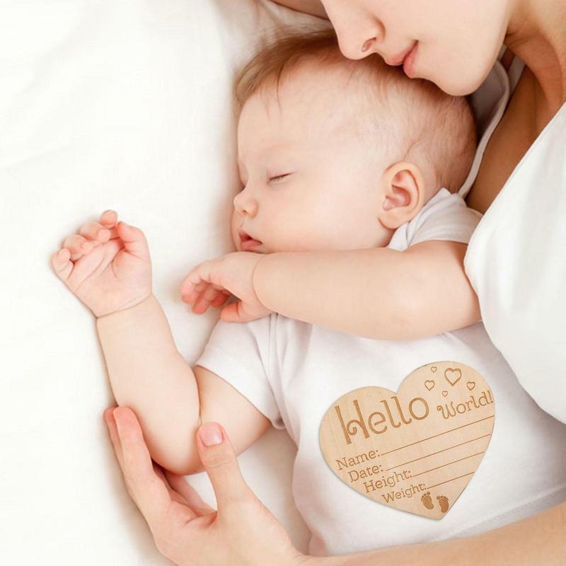 Geburts anzeige Plakette Andenken Baby Name offenbaren Zeichen