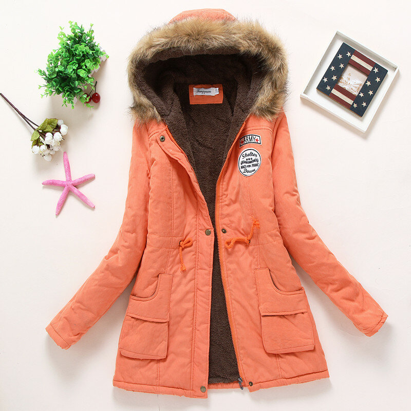 2023 Winter Warm Down Jacket Coat Women Vintage Luxury Oversize Hooded Solid Color Lambswool Thick Padded Jackets Outerwear